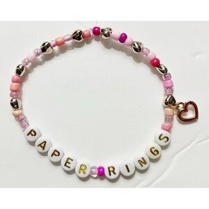 Taylor Swift Friendship Bracelet Lover Paper Rings
